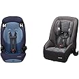 Cosco Finale Dx 2-in-1 Combination Booster Car Seat, Sport Blue, 1 Count (Pack of 1) & Mighty Fit 65 DX Convertible Car Seat, Heather Onyx