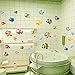 HuntGold 1X Colorful Cartoon Bigeye Fish Marine Organisms Kids Bathroom Decal Wall Sticker
