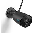 REOLINK 2K Security Camera Wireless Outdoor, 3MP Solar/Battery Powered Cameras for Home Security, Infrared Night Vision, 2.4GHz WiFi, Local Storage, AI Detection, No Subscription, Argus Eco-Black