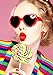 Onnea 10 Pack Wholesale Heart Shaped Neon Color Sunglasses for Party Supplies,100% UV Protection (10-Pack Mix)