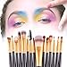 AOOK 15 pcs Makeup Brush Set Tool Makeup Cosmetic Set Synthetic Makeup Brush Set