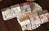 Mini Cute European Style Full Painted Small House Shape Tin Storage Box Jewelry