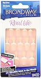 Kiss Broadway Nails Real Life French Nail Kit, 24 Count