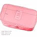 LALAGEN Travel Underwear Storage Bag Portable Multifunctional Waterproof Make-up Bag for Women Peach