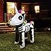 Joiedomi Halloween 5 FT Inflatable Skeleton Unicorn with Build-in LEDs Blow Up Inflatables for Halloween Party Indoor, Outdoor, Yard, Garden, Lawn Decoration