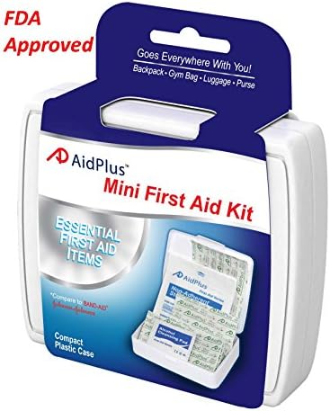 FDA Approved Mini Travel First Aid Kit Essential Kit To Go Pack of 4 (40 PCS)