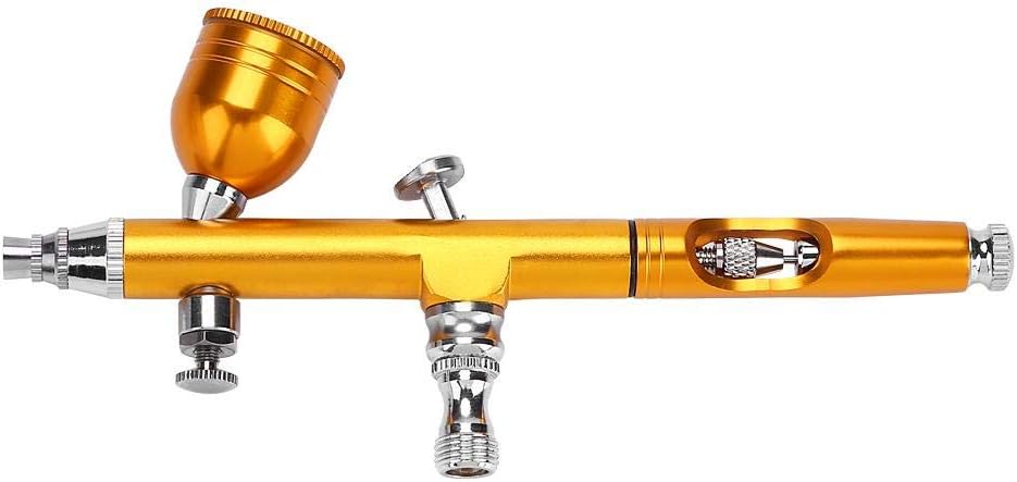 Amazon エアブラシガン メイクアップ0 2mmタトゥーガン 塗装用モデルの装飾用に調整可能 Tyrant Gold Cusco エアブラシカラー 通販