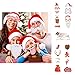 2019 New Christmas Photo Booth Props Kit 36 Pcs with Merry Christmas Banner for Xmas Decorations Theme Party Favors