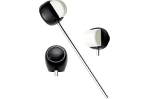 Bass Drum Beater, Dual Surface Design, Felt & Plastic Beater Heads, Fits Most Bass Drum Pedal, Heavy Enough to Provide the Proper Force, a Great Replacement for Your Old Beater, EHWD PEB