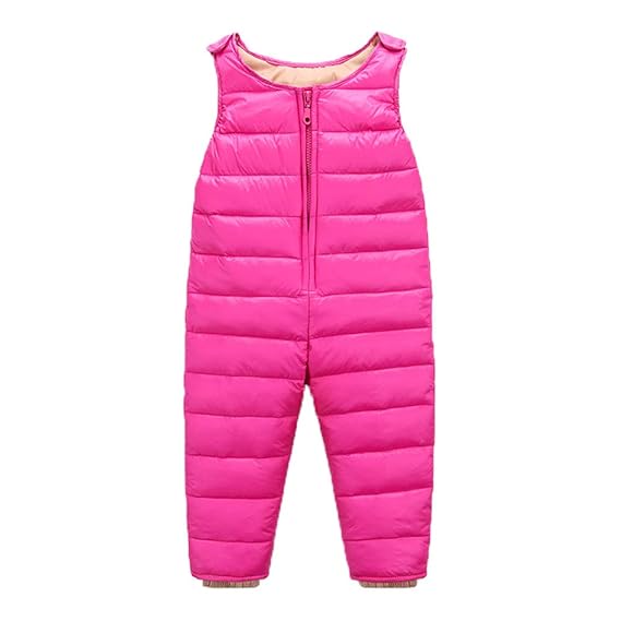 SEEU Kinder Winter Overall mit Daunen