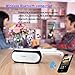 Yafeite Bluetooth speakers Built-in Mic Answer the phone FM Radio Support Micro TF Card/USB Input/AUX Line-In model k7 Black and White