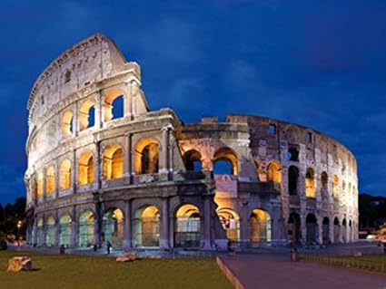 1art1 Roma Il Colosseo Al Crepuscolo 2 Parti Fotomurale