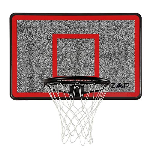 ZAAP Outdoor Wall Mounted Basketball Hoop, Backboard and Net Set - Thumbnail 3