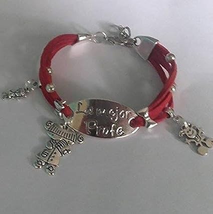 Pulsera La mejor Profe (Rojo)