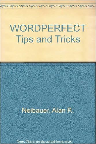 Wordperfect Tips And Tricks Alan R Neibauer 9780895884893 - 