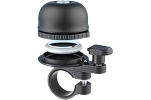 ORYXBOOST Bike Bell for Apple AirTag | Hidden Bike Holder GPS Tracker Bike Bell Anti-Theft | Bike Bells for Adults Kids | Loud Sound Bicycle Bell Handlebars,Road Mountain Bike Accessories