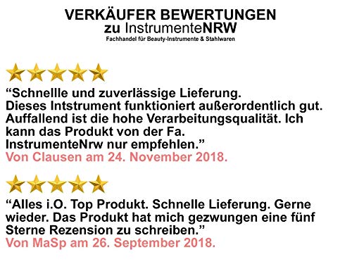 Gebogener Profi Gelspatel Doppel-Spatel, Salbenspatel, Doppelinstrument – Bild 7