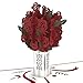 Lovepop Red Rose Arrangement Classic Pop Up Card, 5x7-3D Greeting Card, Pop Up Card for Mom, Anniversary Card for Wife, Love Card, Thinking of You