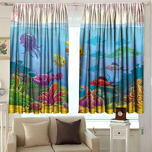 Xxans Outdoor Curtains Aquarium Room Darkening Noise Reducing