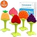 Teething Toys (5 Pack) - Tinabless Infant Teething Keys Set, BPA-Free, Natural Organic Freezer Safe for Infants and Toddlers, Silicone Baby Teethers primary