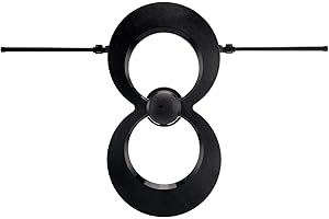 Antennas Direct ClearStream MAX-V Indoor Outdoor TV Antenna, UHF VHF Multi-Directional, 60+ Mile Range, 4K 8K UHD, NEXTGEN TV