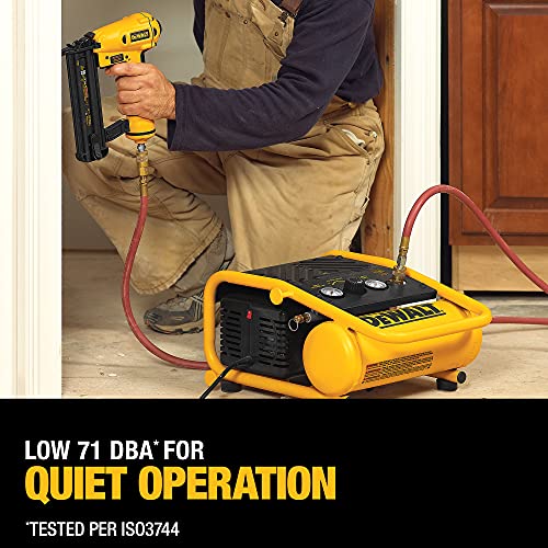 DEWALT Air Compressor, 135PSI Max, 1 Gallon (D55140) , Yellow Pricepulse