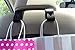 Car Back Seat Organizer Stars Design - Touch Screen Pocket for Android & iOS iPad Tablet up to 10.1