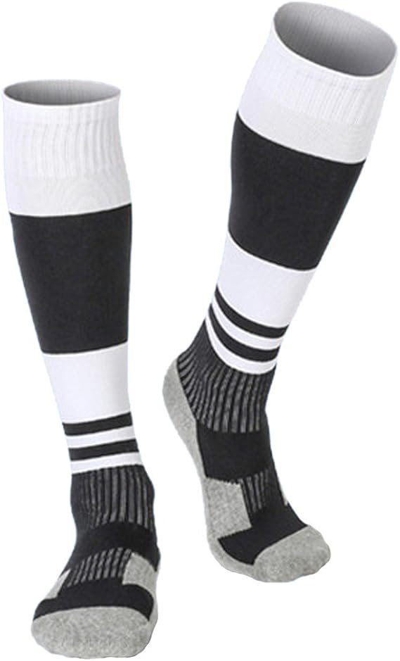 2 Pack Boys Support Football Socks Kids Non Slip Long Compression Sock
