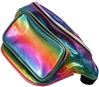 GMYQ Bum bags and Fanny Packs,Money Belt for Running Hiking Waist Bag Outdoor Sport Climbing Hiking Waistpack for Men Women Laser 32 * 18cm