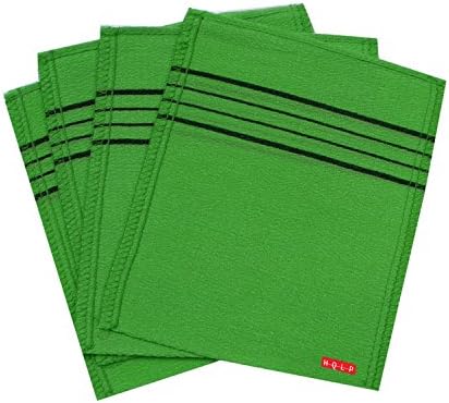 Top Quality Exfoliating Scrub Bath Mitten -4 Items Per Package- (Made in Korea)