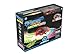 Mindscope Twister Tracks Micro Neon Glow in the Dark 11 feet of Flexible Assembly Track Race Series with rechargeable car