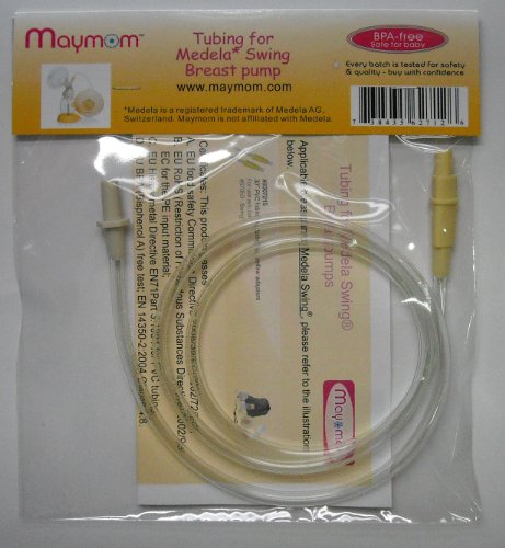 Tubing for Medela Swing Breastpump, 1/pack, BPA Free, Replacement Tubing for Medela Tubing Part # 8007215, Made By Maymom