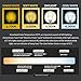 LOHAS A19 LED Bulb 100W Equivalent Daylight White 5000K(UL Listed), 1300LM E26 Medium Screw Base LED Lamps, Energy Efficient 13.5W Non- Dimmable Light Bulb for Chandelier, Home Lighting, 4 Pack