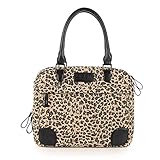 BRINCH(TM) 13-13.3Inch Cute Leopard's Spots Laptop Carrying Case / Shoulder Messenger Bag / Briefcase for Macbook, Acer, Dell, HP, Sony,Ausa,Samsung,lenovo, Notebook (13-13.3 Inches,Leopard Style Brown/Black)