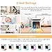 Space Heater Portable Heater Personal Heater Fan Electric Small Ceramic Heater for Office Bedroom Desk Home in Door Use,with Overheat Protection & Tip-Over Protection,7 colors light