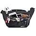 AUOPLUS Fanny Pack, Multi Pocket Zipper Waist Pack, Travel Bum Bag Hip Belt for Hiking Workout