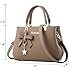Fantastic Zone Women Handbags Fashion Handbags for Women PU Leather Shoulder Bags Messenger Tote Bags Khaki