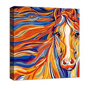 Abstract Original Design Animals Painting Artwork for Home Framed