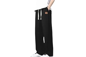 Mens Casual Sweatpants Drawstring Elastic Waisted Trouser Big and Tall Pants Gym Workout Pants Outdoor Golf Joggers