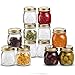 Bormioli Rocco Quattro Stagioni Glass Mason Jars 8.5 Ounce Mini Jars (12-Pack) with Metal Airtight Lid, For Jam, Jelly, baby food, Crafts, Spices, Dry Food Storage, Wedding favors, Decorating Jar