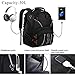 Large Bookbag,17Inch Laptop Backpack with Anti Theft Pocket for Men & Women,TSA Friendly Travel Laptop Backpack with Luggage Sleeve,Water Resistant College School Backpacks for Teen Boys & Girls,Black