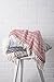 DII Modern Farmhouse Cotton Herringbone Blanket Throw with Fringe for Chair, Couch, Picnic, Camping, Beach, & Everyday Use, 50 x 60 - Barn Red