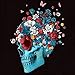 Wizland Halloween 5D DIY Diamond Painting Full Drill Round Resin Beads Skull Flower Butterfly Pictures of Crystals Diamond Dotz Kits,Cross Stitch Kit