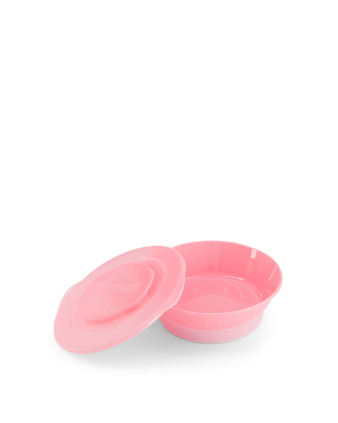 Twistshake Baby Bowl with Airtight Lid | BPA-Free | 6 Month+ Baby Feeding Plate | Food Training Plate for Kids | Food & Cereal | Learning Bowl for Kids | Pink