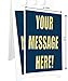 Corrugated Plastic Panel Kit (4 Panels) | 24 inch x 36 inch, CoroPlast Sign Sheet (4MM Thick) | Includes Blue Arrow Stickers | for Advertising, Business, Baby Showers, Graduations, and More!