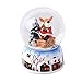 Lightahead® Christmas Reindeer Santa Snow Globe with Falling Snowflakes & Music Playing (Reindeer)