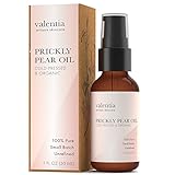Valentia Organic Prickly Pear Oil (Barbary Fig Oil) - Pure & Cold-Pressed (1oz)