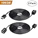 SNES Classic Controller Extension Cable - [3M/10ft] Techole Durable SNES Extension Power Cord for Super Nintendo Classic Edition Controller (2017 & 2018), Mini NES Classic Edition (2016) - 2 Pack