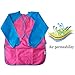 ABCDOK Kids Art Smocks 2 Pack, Children Waterproof Artist Painting Aprons Long Sleeve with 3 Pockets for Age 2-7 Years