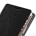 Mate 8 Case , Suensan Folio Leather Thin Flip Case for Huawei Mate 8 (Flip Black)